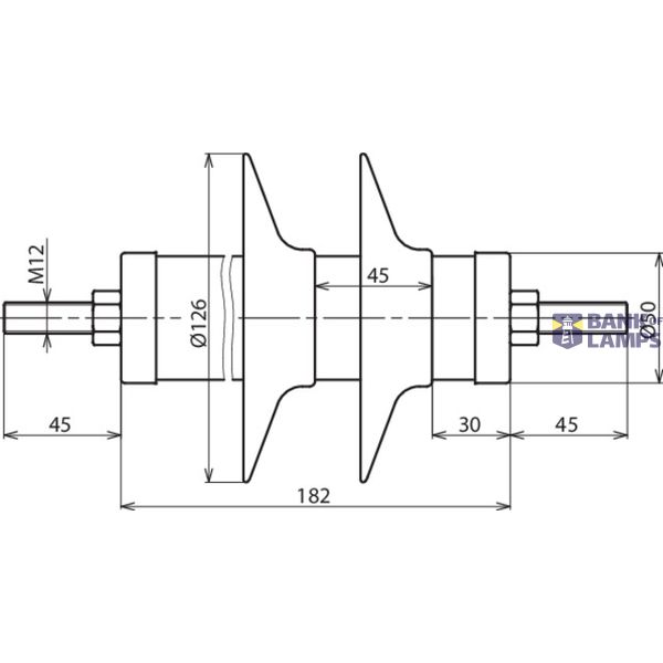 DEHNmid MV arrester Ur: 18kV In: 10kA line disch. class 1 normal creep image 2
