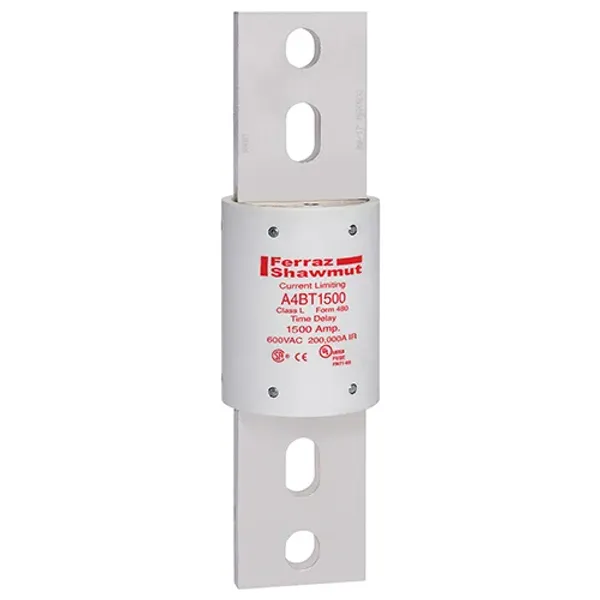 Fuse A4BT - Class L - Time-Delay 600VAC 500VDC 1500A Blade image 1