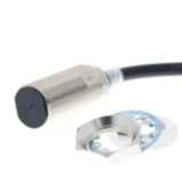 Proximity sensor, inductive, brass-nickel, M18, shielded, 11 mm, NC, 2 E2E 8396R image 2
