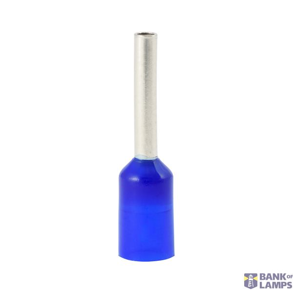 Single insulated sleeve terminal HI 0.75/8-ni blue, Al/Cu image 1