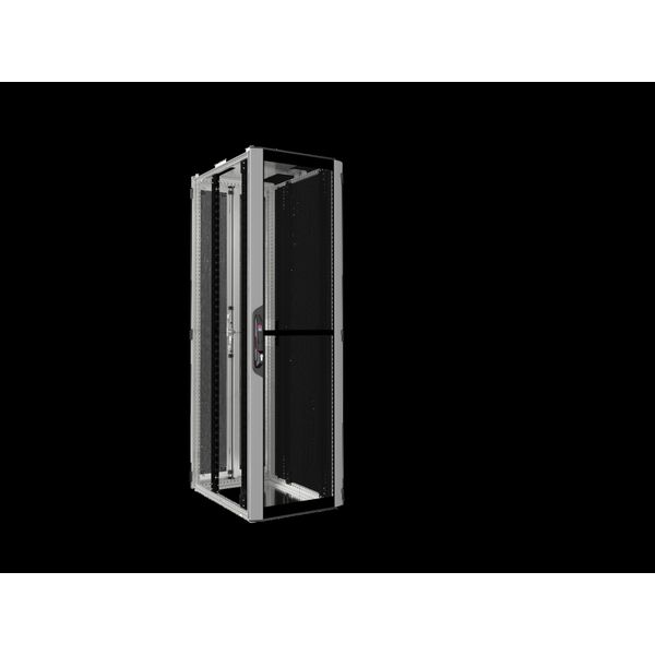 VX IT, vented, 19" mounting angles standard, RAL7035, WHD 600x2000x800mm, 42U image 2