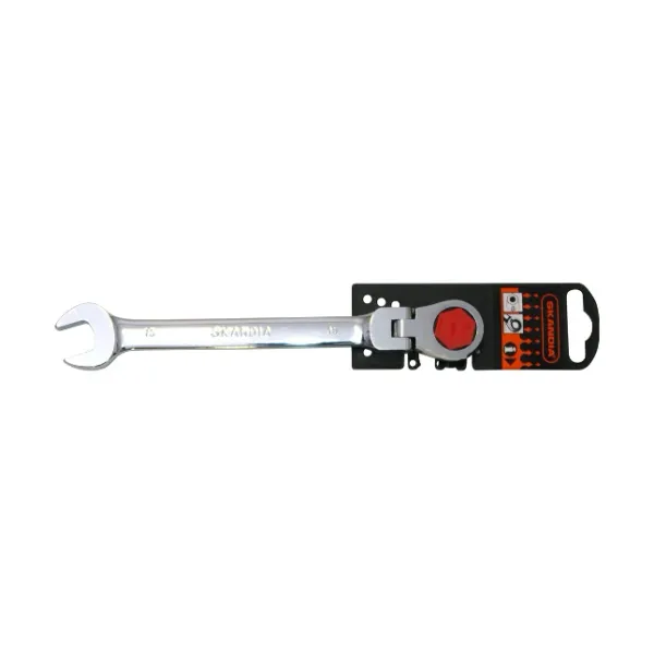 Skandia reversible ratcheting wrench with hinge 15mm image 1