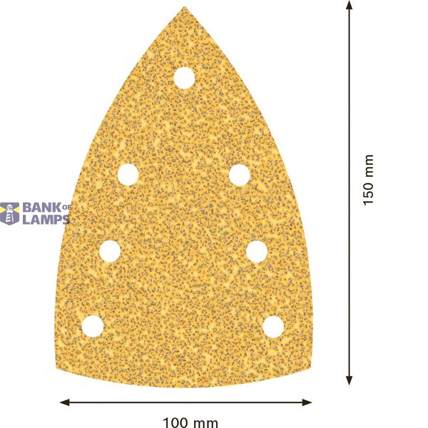 EXPERT C47 Sandpaper with 7 holes for Multi Sanders 1 x 15 mm, G 4 1-pc image 3