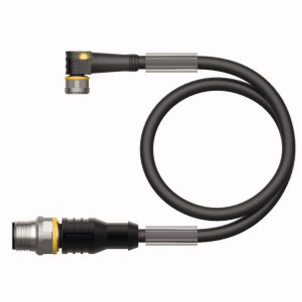 Actuator and Sensor Cable, PUR Extension Cable   PKW4M-P7X2-0.3-RSC4.4T/TXL image 2