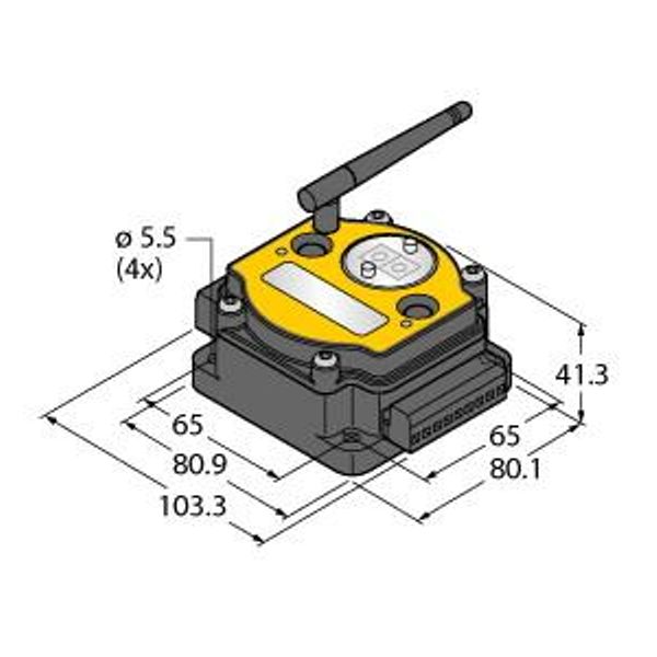 Radio Transmission System Star Topology   DX80N2X6S-P2C image 1