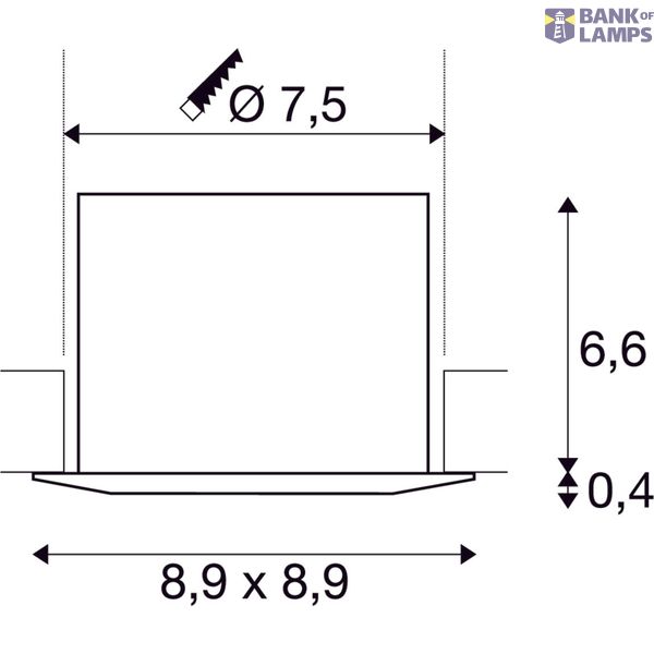 EASY-INSTALL QPAR51 DL, indoor recessed ceiling light, white, SQ image 5