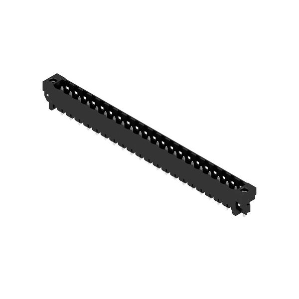 PCB plug-in connector, male header, Solder flange, THT solder connection, 5.08 mm, Number of poles: 21, 180°, Solder pin length (l): 3.2 mm, tinned, black, Box image 2