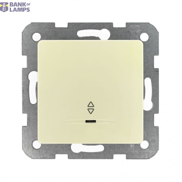 Linnera-Rollina Q C Illuminated Two Way Switch Beige image 1