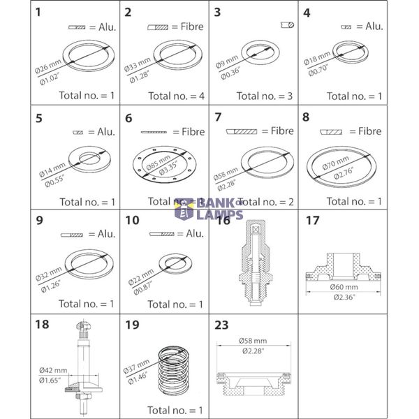 PML 32 Overhaul kit image 1