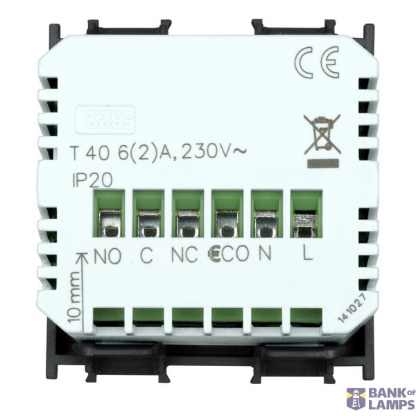 Thermostat, 5-35øC, 6A, 2M, black image 3