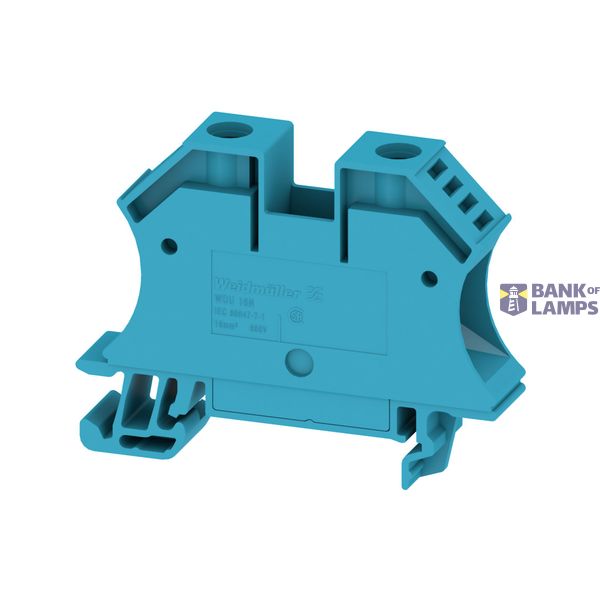 Terminal block 16 mm² neutral, 800V/76A, screw image 1