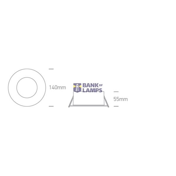 WHITE 25W CCTV IP65 230V image 2