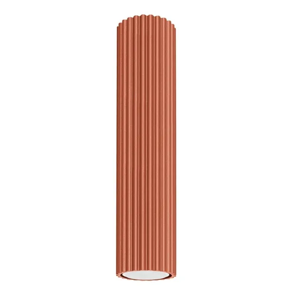 CEILING SPOT CARBON SPOT LAMP IN RED OCHER COLOUR ON GU10 image 1