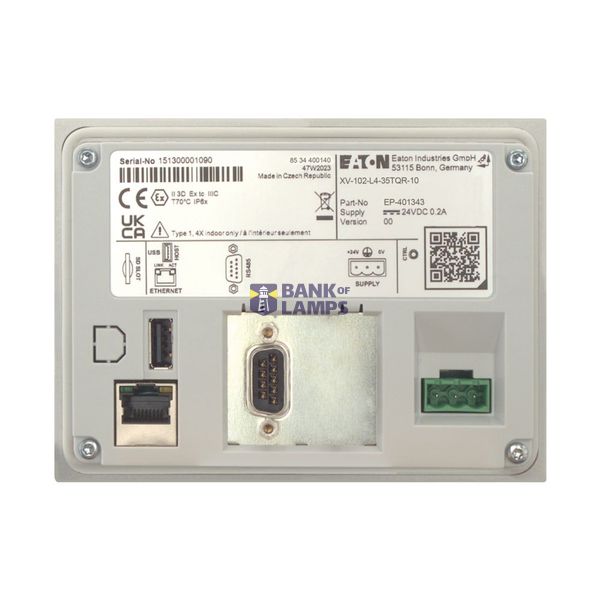 Touch panel XV-102, 24 V DC, 3.5 Inch, 1 x USB, 1 x RS-485, Linux, Res image 4