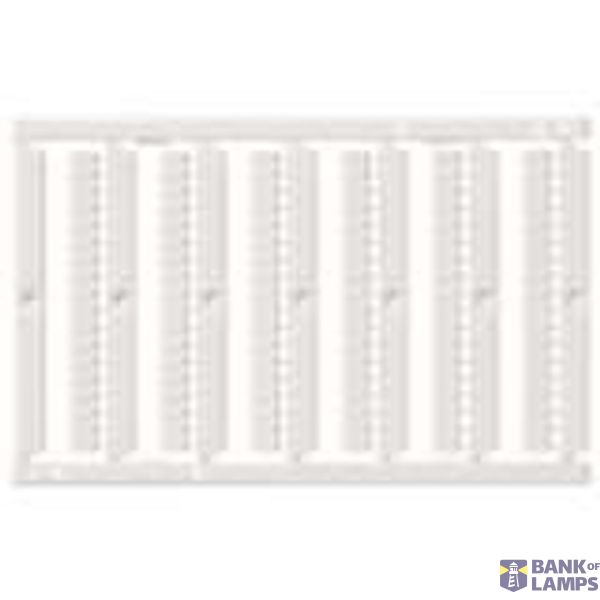 Unmarked Label for terminal blocks 1 mmÂ² push-in plus models, 108 pcs, XW5T0174B image 1