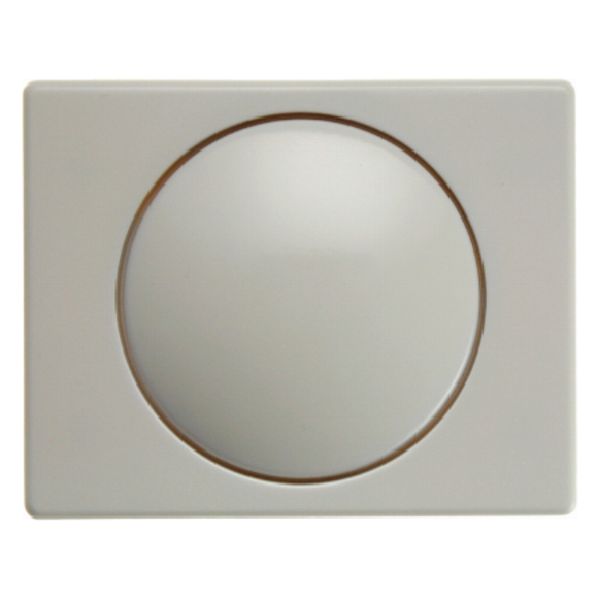 Center with knob for rotary dimmer/potmeter, berker Arsys, white image 1