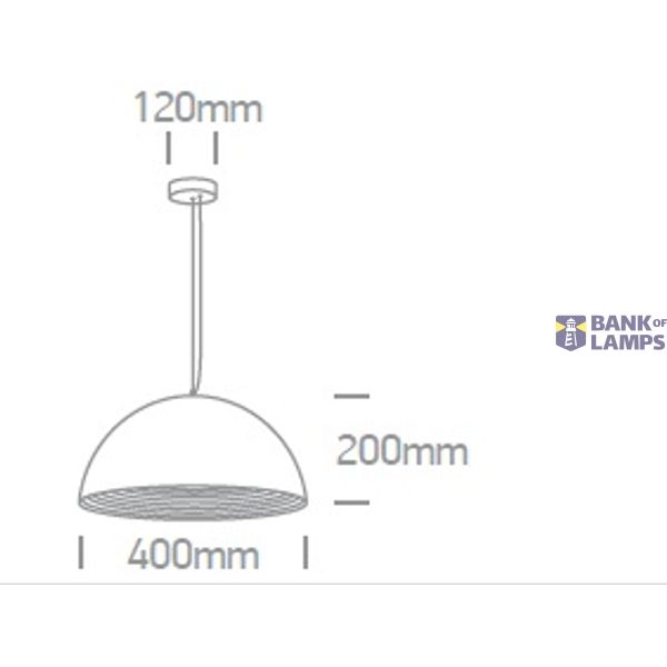 WHITE E27 20W BRASS REFLECTOR image 2