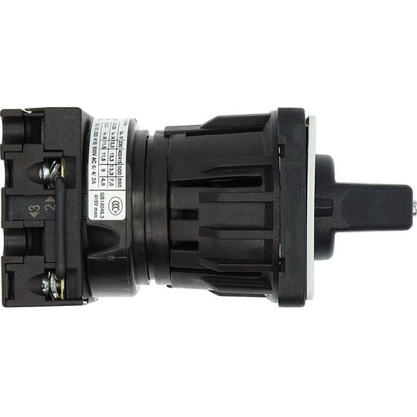 T0-1-15362/EZ ON-OFF button, T0, 20 A, center mounting, 1 contact unit(s), Contacts: 2, 45 °, momentary, With 0 (Off) position, with spring-return, STOP>I image 12