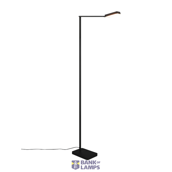 Pavia LED floor lamp matt black image 1