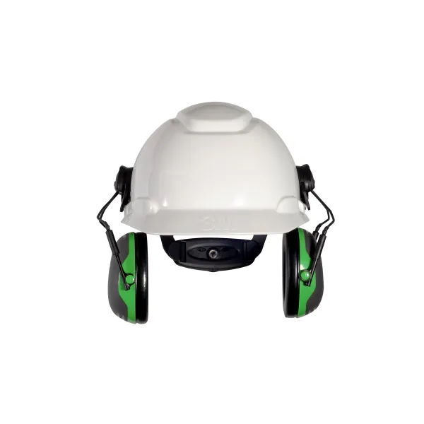 3M™ PELTOR™ Earmuffs, Green, Helmet Mounted, X1P5E image 6