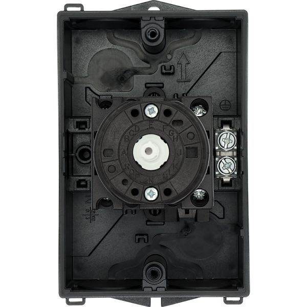 T0-4-8344/I1/SVB Main switch, T0, 20 A, surface mounting, 4 contact unit(s), 8-pole, Emergency switching off function, With red rotary handle and yellow locking ring, image 55