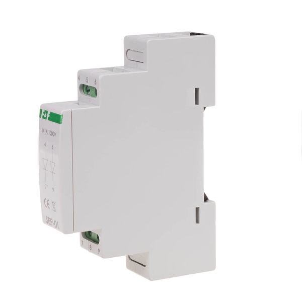 SEP-01 input signal separator, 1A 1000V power supply, DIN rail mounting image 1