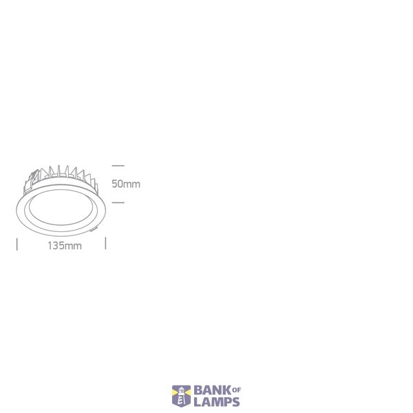 WHITE 20W CCTV IP54 230V image 2