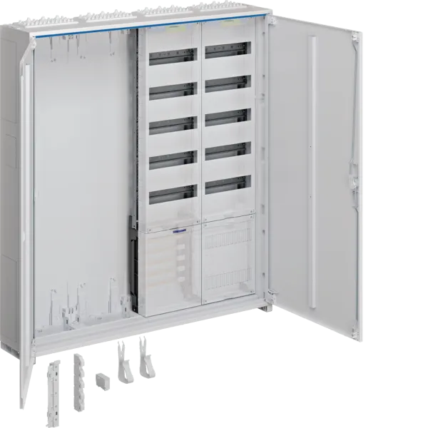 System cabinet univers Z, IP44, 1100x1050mm, with feed and APZ field, 3 fields image 1