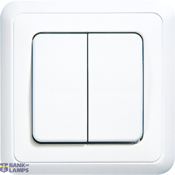 Rocker switch full ST550 alp.white series image 1