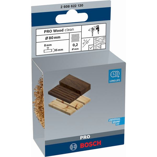 Wire Wheel Crimped 80x0.2 mm brass-coated image 3