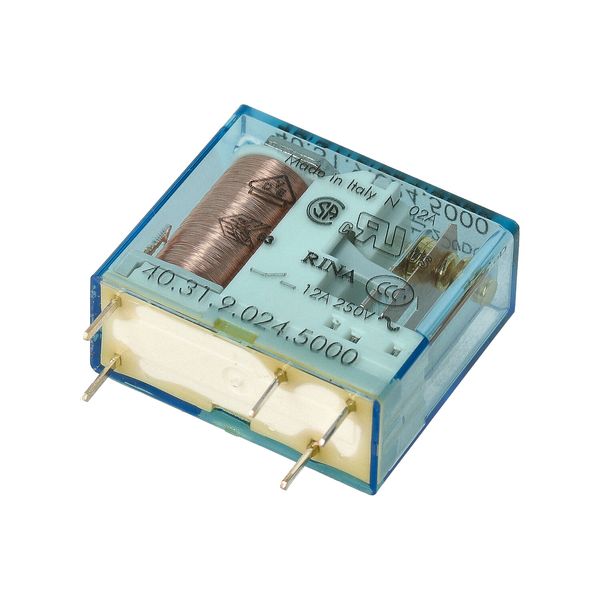 PCB/Plug-in Rel. 3,5mm.pinning 1CO 10A/60VDC/Agni+Au (40.31.9.060.5000) image 4