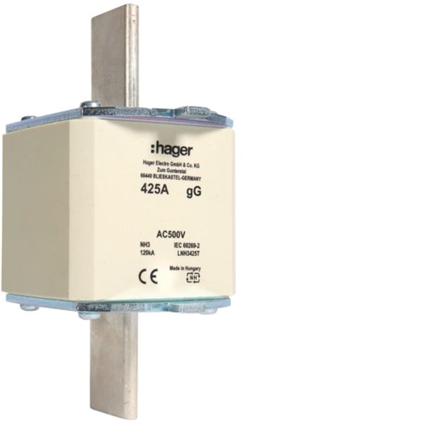NH Fuse Insert 425A GG,500VAC LNH3425T image 1