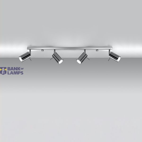RING CEILING LAMP 4L CHROME GU10 4X40W IP20 image 7