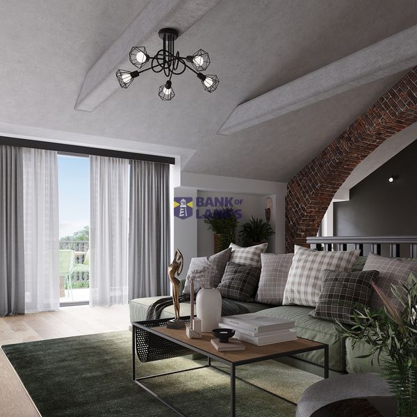 WALL LAMP ARTEMIS 1S BLACK E14 1X40 IP20 image 5