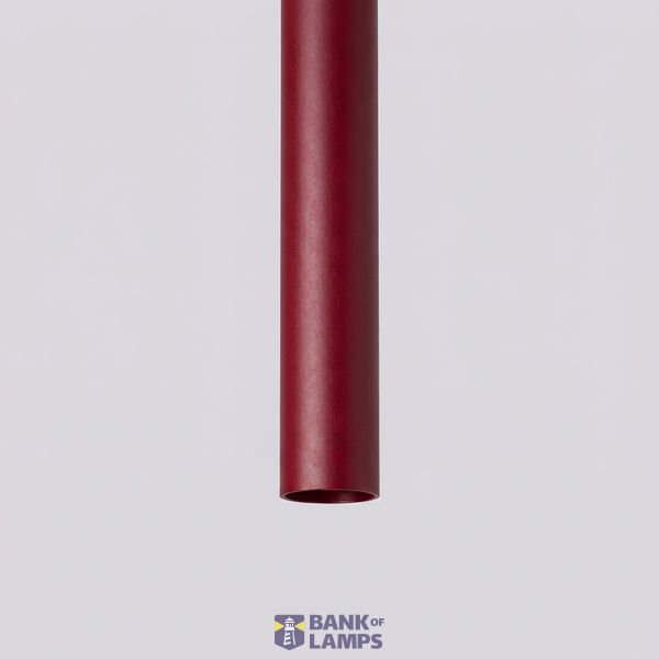 Pendant lamp PASTELO 3P burgundy image 4