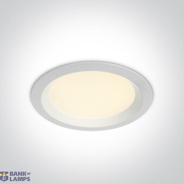 WHITE SMD LED UGR19 20W CCTV IP44 230V image 1