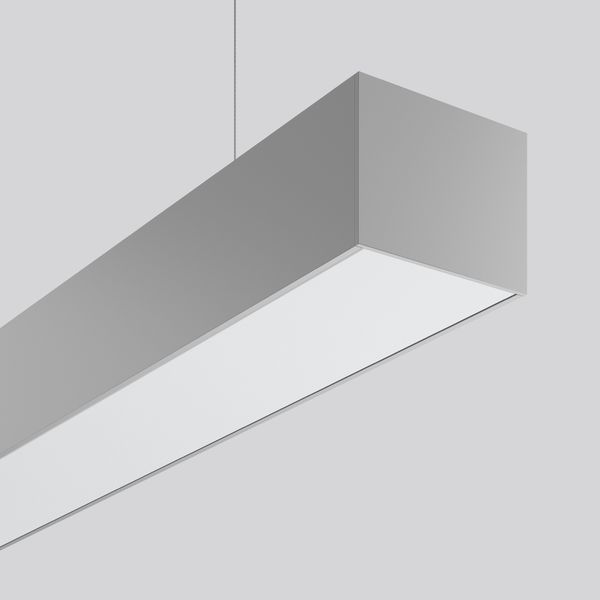 LESS IS MORE vario, 40 W, 5450 lm, 830, silver, DALI Pendant luminaire image 2