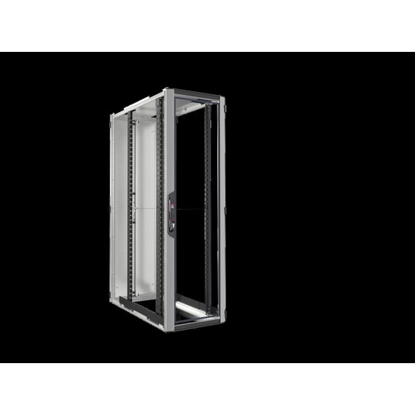 VX IT, solid, 19" mounting angles standard,RAL7035,WHD 600x2000x1200mm42U image 2