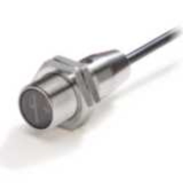 Photoelectric sensor, M18 threaded barrel, stainless steel, red LED, d E3FC7012R image 1