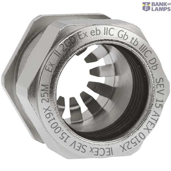 Cable gland Progress EMC Rapid M20x1.5 Brass, Ex e II cable Ø 8.0-11.0 mm image 1