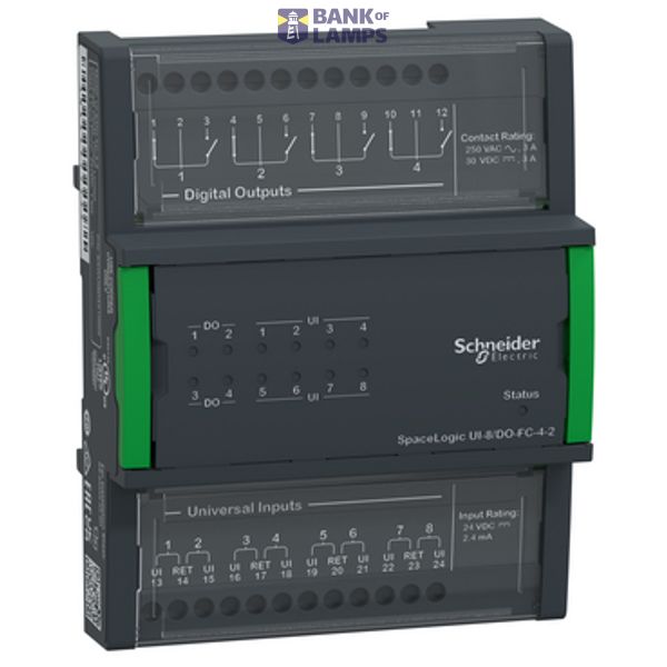 SpaceLogic Central I/O UI-8/DO-FC-4-2 image 2