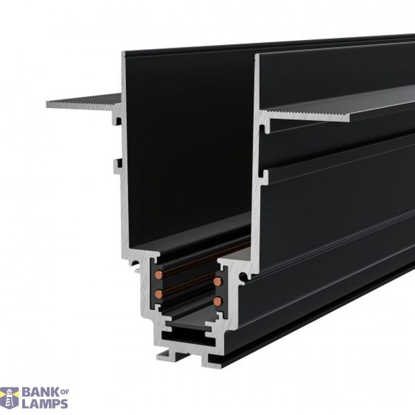 Magnetic track system S35 Busbar trunkings S35 Track Black image 1