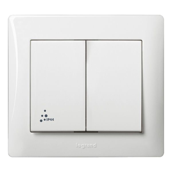 Switch Galea Life 2-gang IP44 white image 1