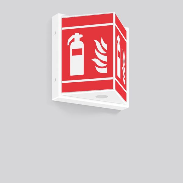 CENTRYXX D, 8 W, white, on/off Wall luminaires, L 199 B 125 H 199, SBS image 1