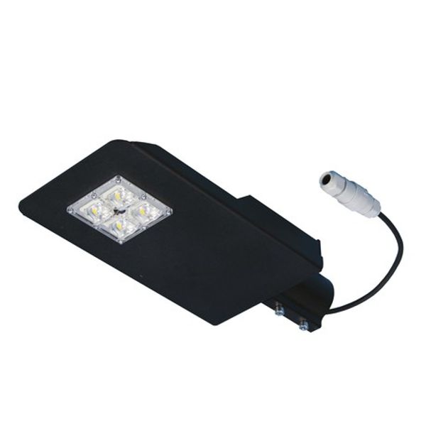 MODUS ODM 1500, small black body, LED 740, road optic SCL - type II/III (long), fix output, flange for bracket diam. 60 image 1
