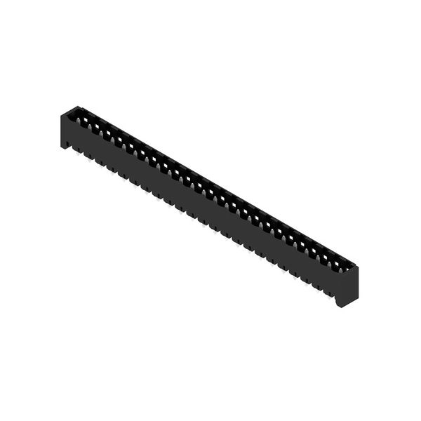 PCB plug-in connector, male header, closed side, THT solder connection, 5.08 mm, Number of poles: 24, 180°, Solder pin length (l): 3.2 mm, tinned, black, Box image 4