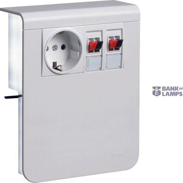acc.box SL20115 socket+2 loudsp tw image 1