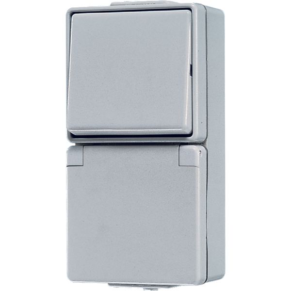 Combination SCHUKO® socket / 1-gang 676W image 2