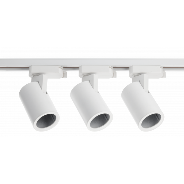 TRAX BIS single-phase set, 3*GU10 Bulbs, max. 3*20 W, track 1 m, white image 1