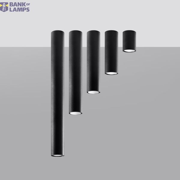 SPOT LAGOS 60 BLACK GU10 1X40W IP20 image 8